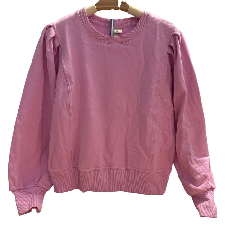 A New Day Women's Light Pink Long Sleeve Fleece Sweatshirt - Size Small - NWT